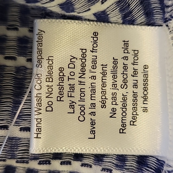 NWT PAISLEY & GRAY XXL slim fit polo shirt navy & white retro look - Picture 6 of 6